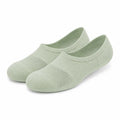 Chaussettes invisibles 35-38 en maille textile vert sauge respirantes