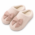Chaussons femme taille 42/43 en textile rose à nœud pour intérieur