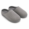 Chaussons 40/41 en textile gris à enfiler pour intérieur